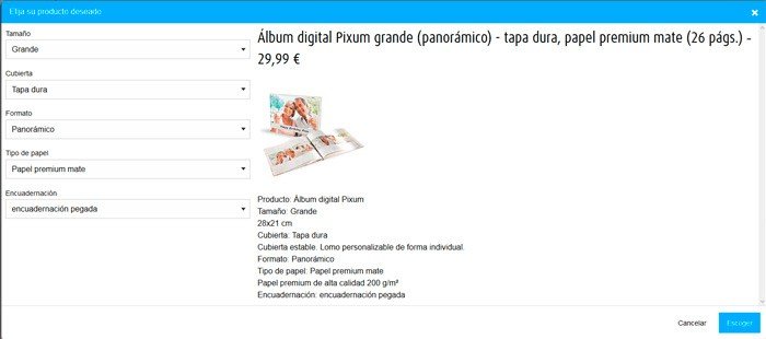 diseñar album de fotos online