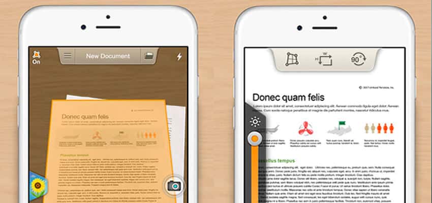 escanear archivos en iphone ipad