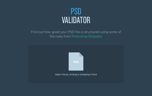 PSD Validator comprueba la estructura de tus archivos PSD