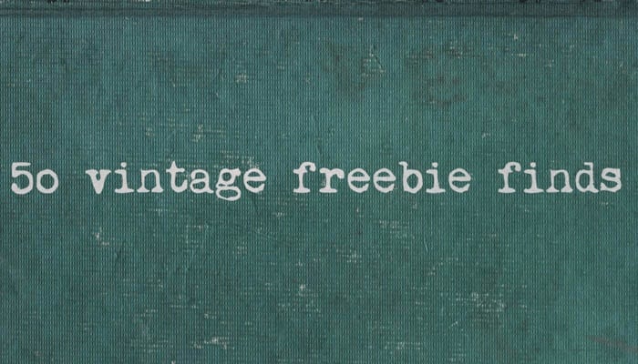 vintage freebie