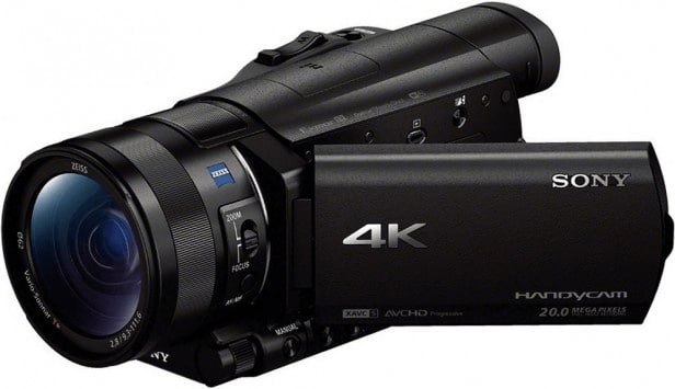 Sony FDR AX100 primera videocámara 4K