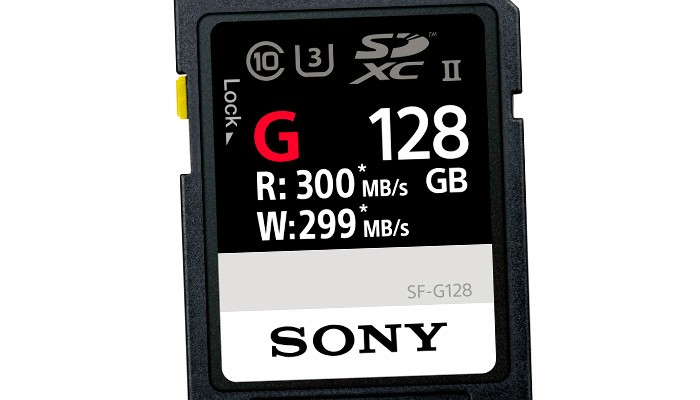 tarjetas SD Sony