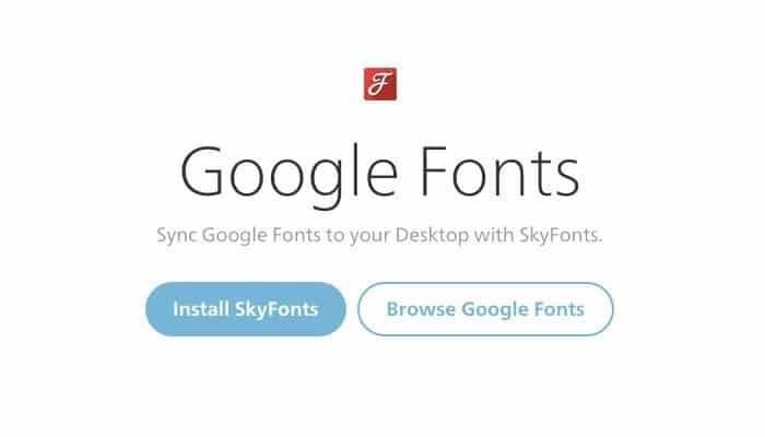 Instalar Google Fonts