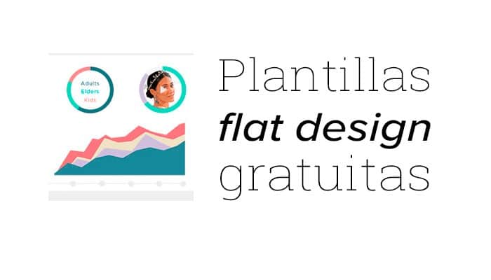 Plantillas web flat design